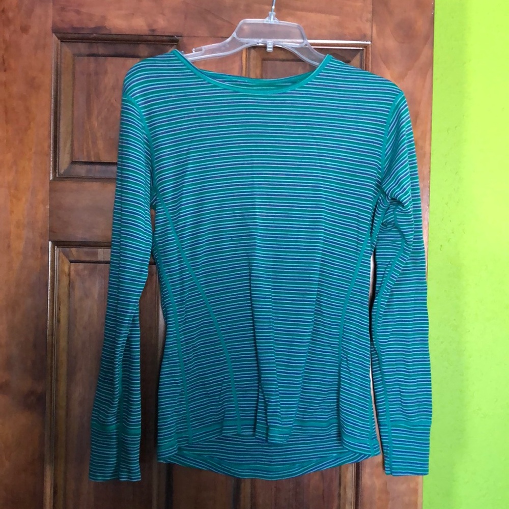 Bundle of two wool athletic shirts.